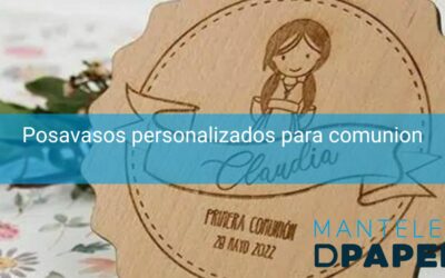 Posavasos Personalizados para Comunión: Un Detalle Único en Tu Celebración